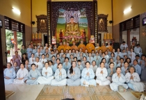 Ninh Thuận: Phật giáo Tp. Phan Rang - Tháp Chàm tổ chức Khóa tu “Thực hành hạnh giải thoát - Kỳ 8”