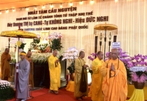 Lâm Đồng: Phân ban Phật tử Dân tộc TƯ viếng tang Hòa thượng Thích Đức Nghi tại tu viện Bát Nhã (TP.Bảo Lộc)