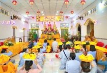 Kiên Giang: Chùa Phước Hưng trang nghiêm tổ chức Đại lễ Vu lan Báo hiếu PL.2568 và cúng dường Pháp y ca sa