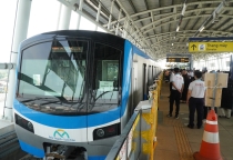 TP.HCM: Tăng Ni tham quan trên chuyến Metro số 1 Bến Thành - Suối Tiên chạy thử nghiệm