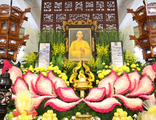 Lễ tưởng niệm Bồ-tát Thích Quảng Đức tại di tích sau cùng của ngài ở TP.HCM